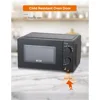 0.6 Cubic Foot Microwave with 6 Power Levels, 700W Countertop Microwave with 30 Minute Timer and Mechanical Dial Controls, Black 5