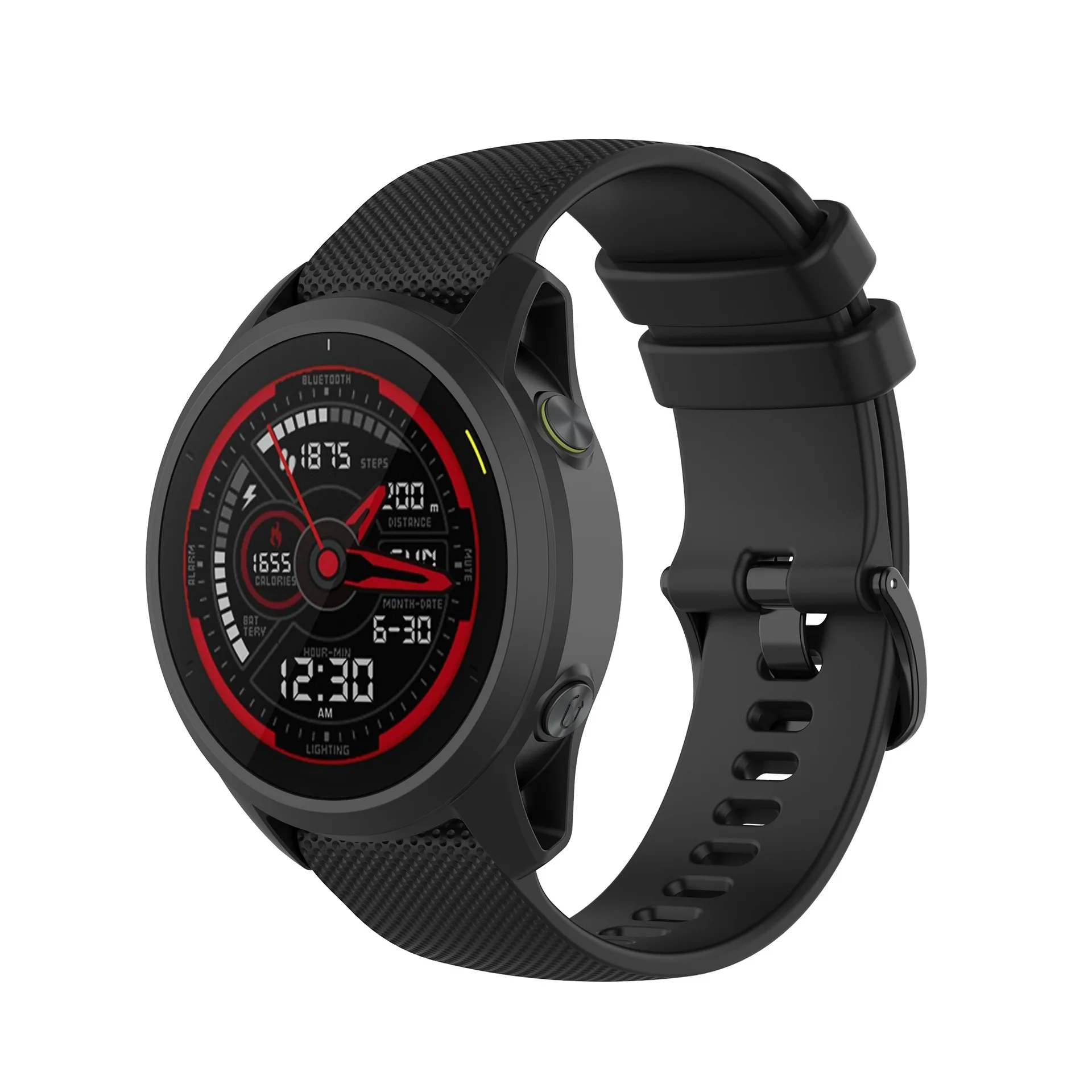 Enhanced Silicone Breathable Wristband Strap - Official 22mm/20mm