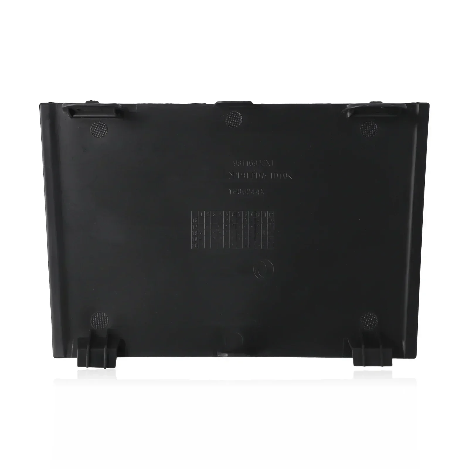 Grille Centrale De Pare-chocs Avant Pour Peugeot 3008 / 5008 (2016-2019) - Noir ABS, Référence OEM 98116922XT - Facile à Installer