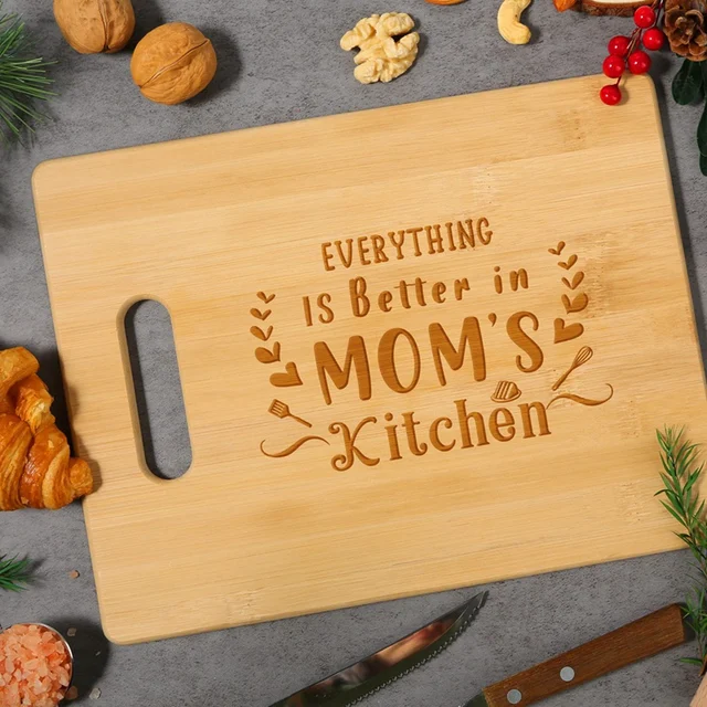 Best Mom Gifts Bamboo Cutting Board