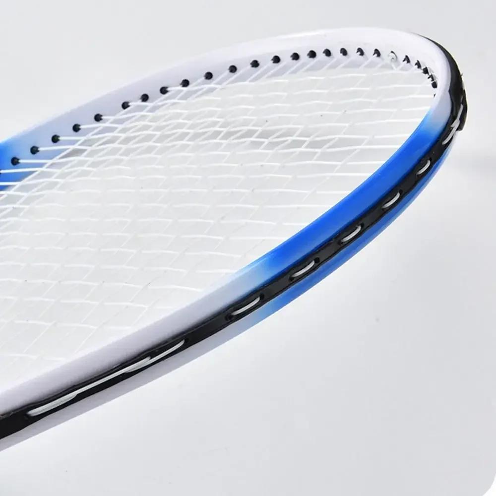 Tennis Racket Comfortable Nonslip Grip Shock Resistant High Strength Nylon Strings for Park Backyard Practice Beach Summer