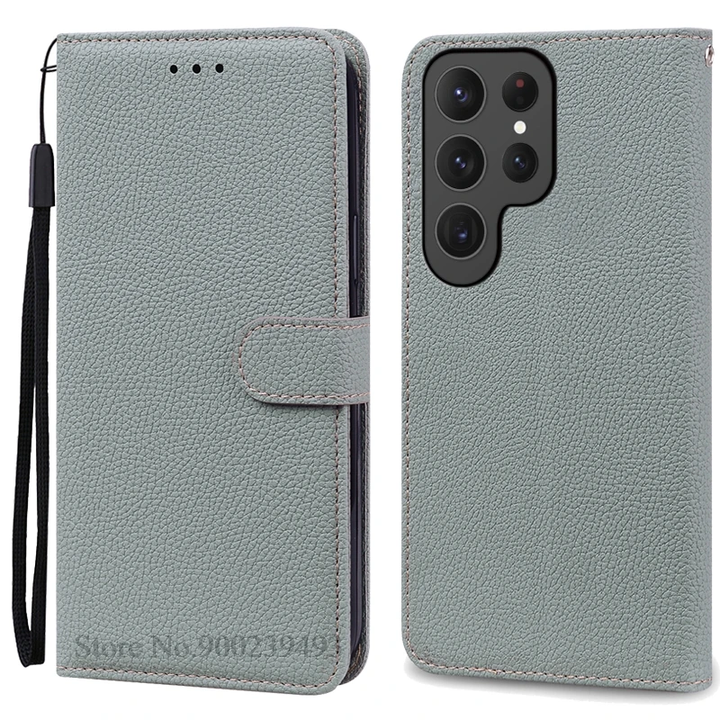 Leather Wallet Flip Case | Luxurious Book Cover Coque s