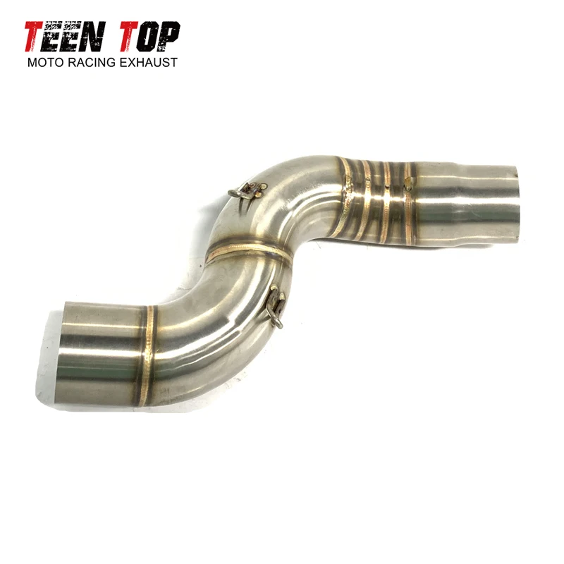 For Kawasaki ZX6R 636 Exhaust Middle Link Pipe 2004-2008 51mm Steel Modified Motorcycle Exhaust Connect Link Tube - Image 6