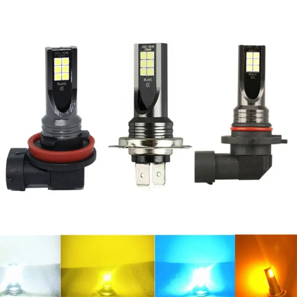 

4PCS 6500K Canbus LED Headlight Replace Error Free H7 24W Car Bulbs Beam 960LM 12V LED Headlight Bulbs Fog Lamps