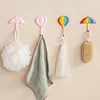 Hot Air Balloon Wall Hooks Umbrella Adhesive Fridge for Keys Wall Crochet Holder Removable Kitchen Washed holder Hook Home Decor 5