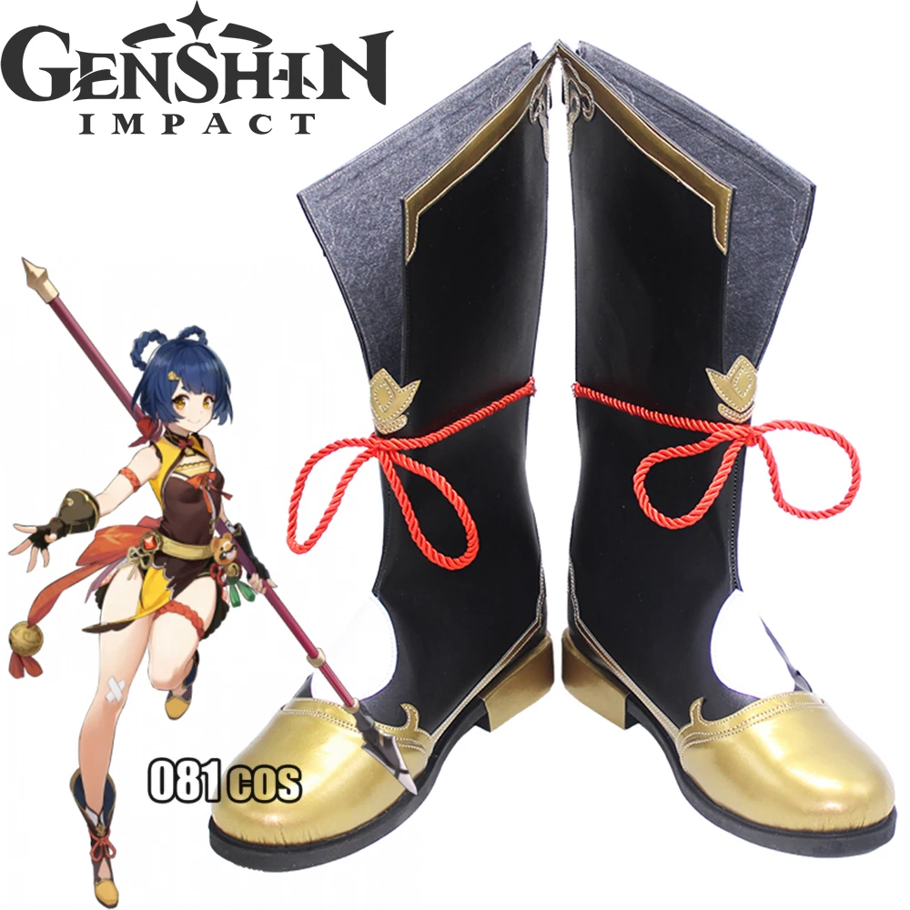 

Game Genshin Impact Xiangling Games Customize Cosplay Shoes Boots