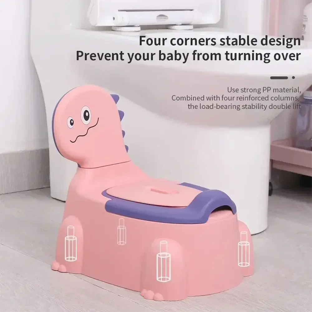 Baby Potty Toilet Training Seat Cartoon Dinosaur Thickening Children's Special Potty Baby Urinals Boys Girls Toilet Supplies 3