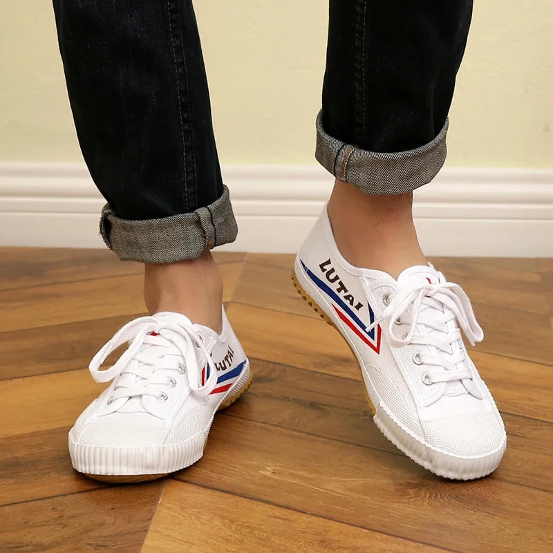 Martial Arts Shoes Canvas Kung Fu Shoes Adult Large Size For Martial Arts Tai Chi Taekwondo Wu Shu Karate Sport