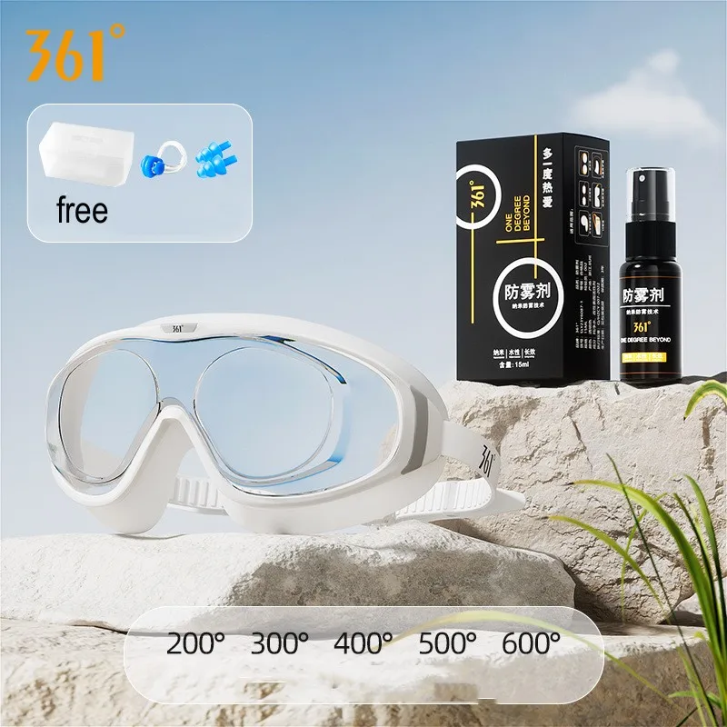 Gafas de agua para hombre y mujer, lentes de natación con cinturón de  silicona, lentes grandes subacuáticas, antivaho, impermeables, ópticas  deportivas gafas natacion profesionales - AliExpress