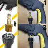 High Pressure Car Washer Hose Quick Connector Converter M22 Thread Sinks Converter for  Karcher Lavor Parkside pressure washer 4