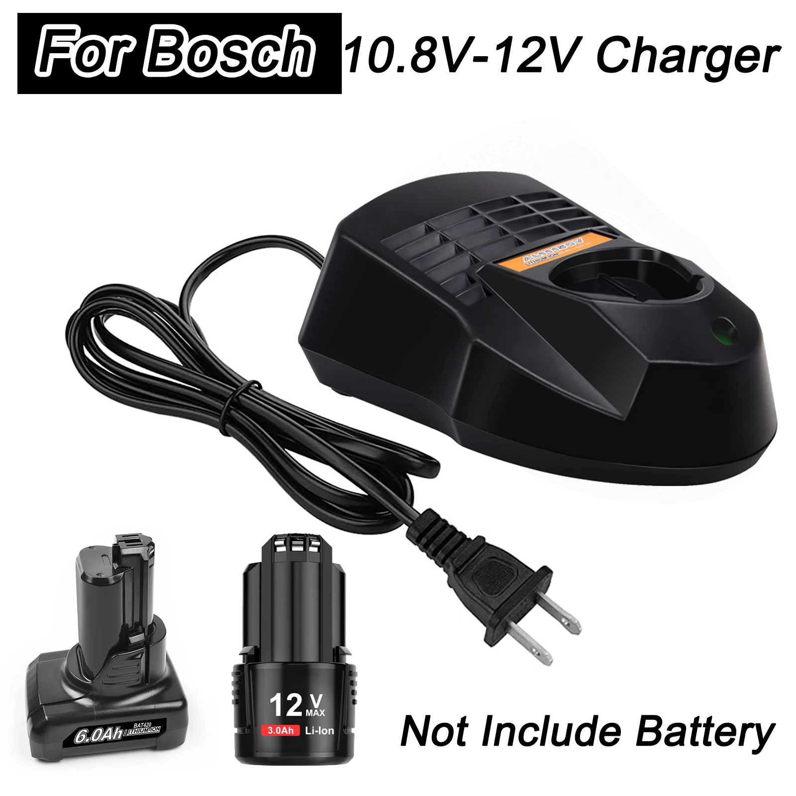 para Bosch 10.8v Carregador de Bateria Al1115cv Carregador de Bateria para Bosch 12v 2607336864 Bat411 D70745 2607336013 Bat412a 12v Carregadores