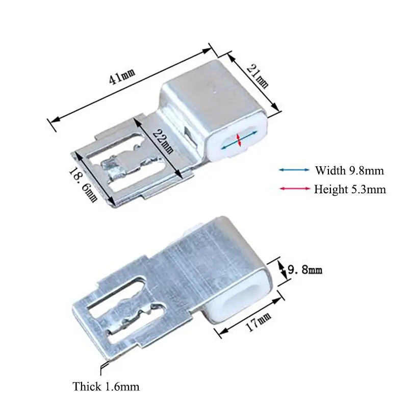 5Pcs/lots Sofa Hardware Hasps Iron Spring Clips Car Cushion Spring Fixing Clip Home Furniture Sofa Hasps Accessories furniture hardware