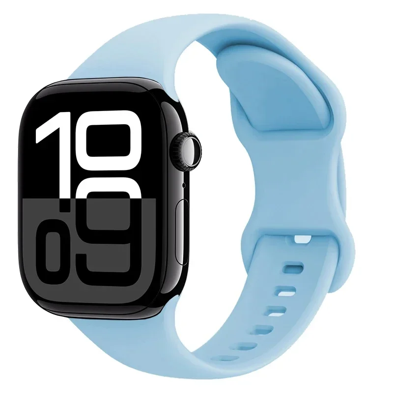 Premium Soft Silicone Watch Band - Elegant and Comfortable Replacement Strap