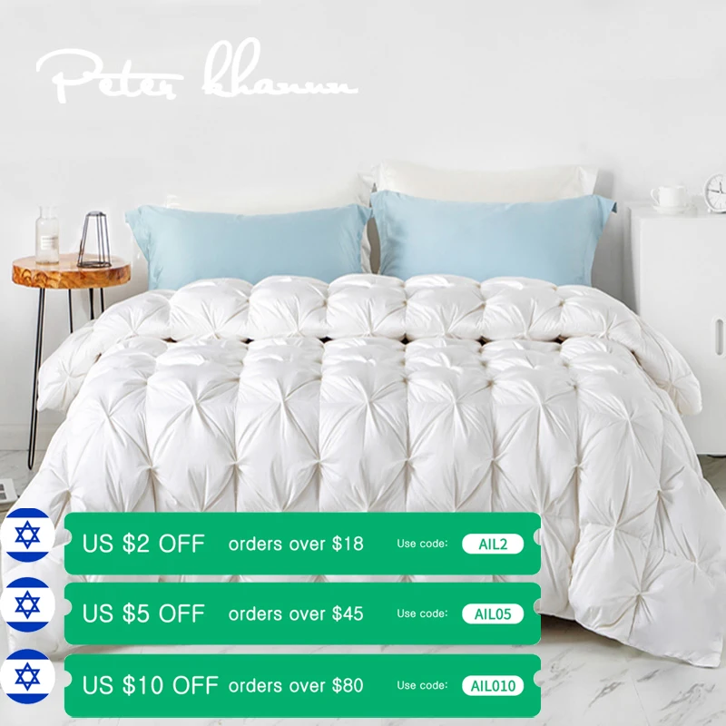 Goose Duvet Quilt Comforter Cotton Duvet Quilt Comforter White