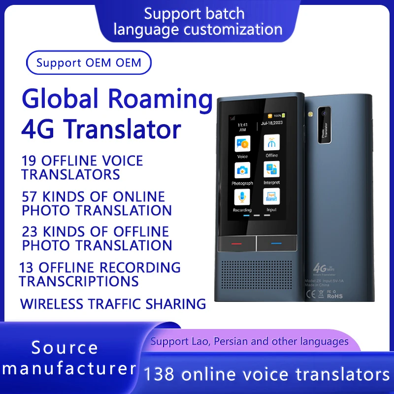 Intelligent translator Multi language photo translation Instant voice translator Offline translationPortable language