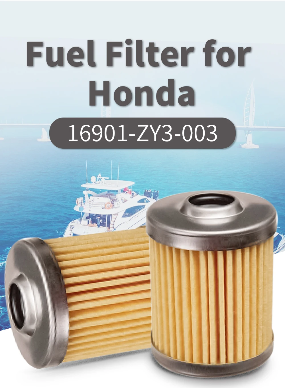 filtro de combustível para honda bf motor de popa