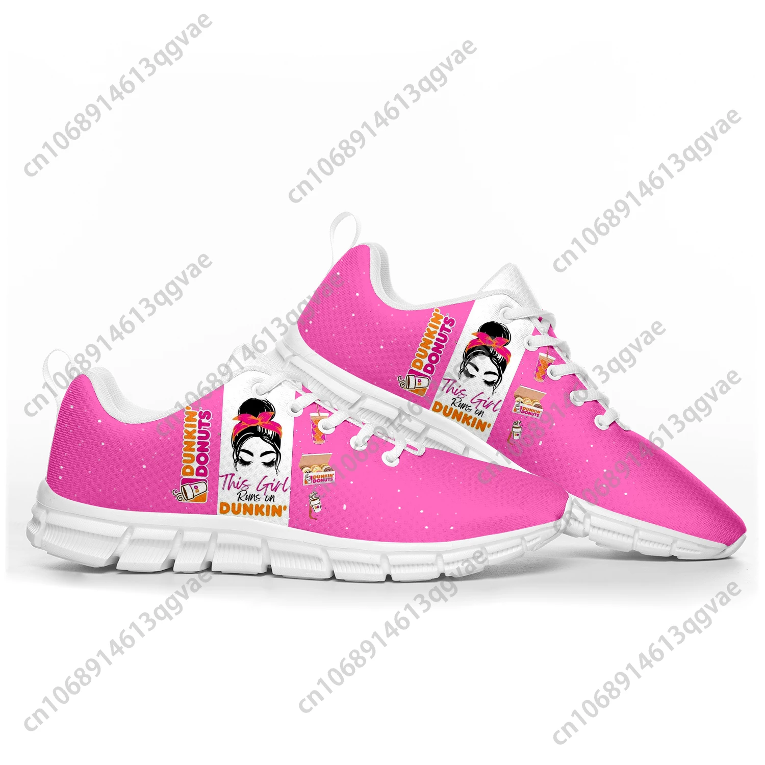 Dunkin' Deez Nuts Drink Sports Shoes Mens Womens Teenager Kids Children Customized Sneakers Tailor-Made Shoe High Quality Couple