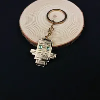 Game Totem of Undying Cosplay Keychain Alloy Cyberpunk Pendant Keyring Key Chain Bag Ornament Accessory Decoration Props 6