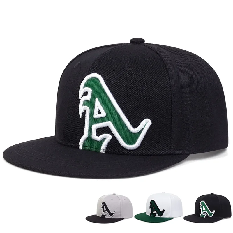 Mode Vår Sommar Brev Baseballkeps Män Kvinnor Justerbar Snapback-hatt Hip Hip Hat Sport Fritid Truckerkeps Sol_voghion.com