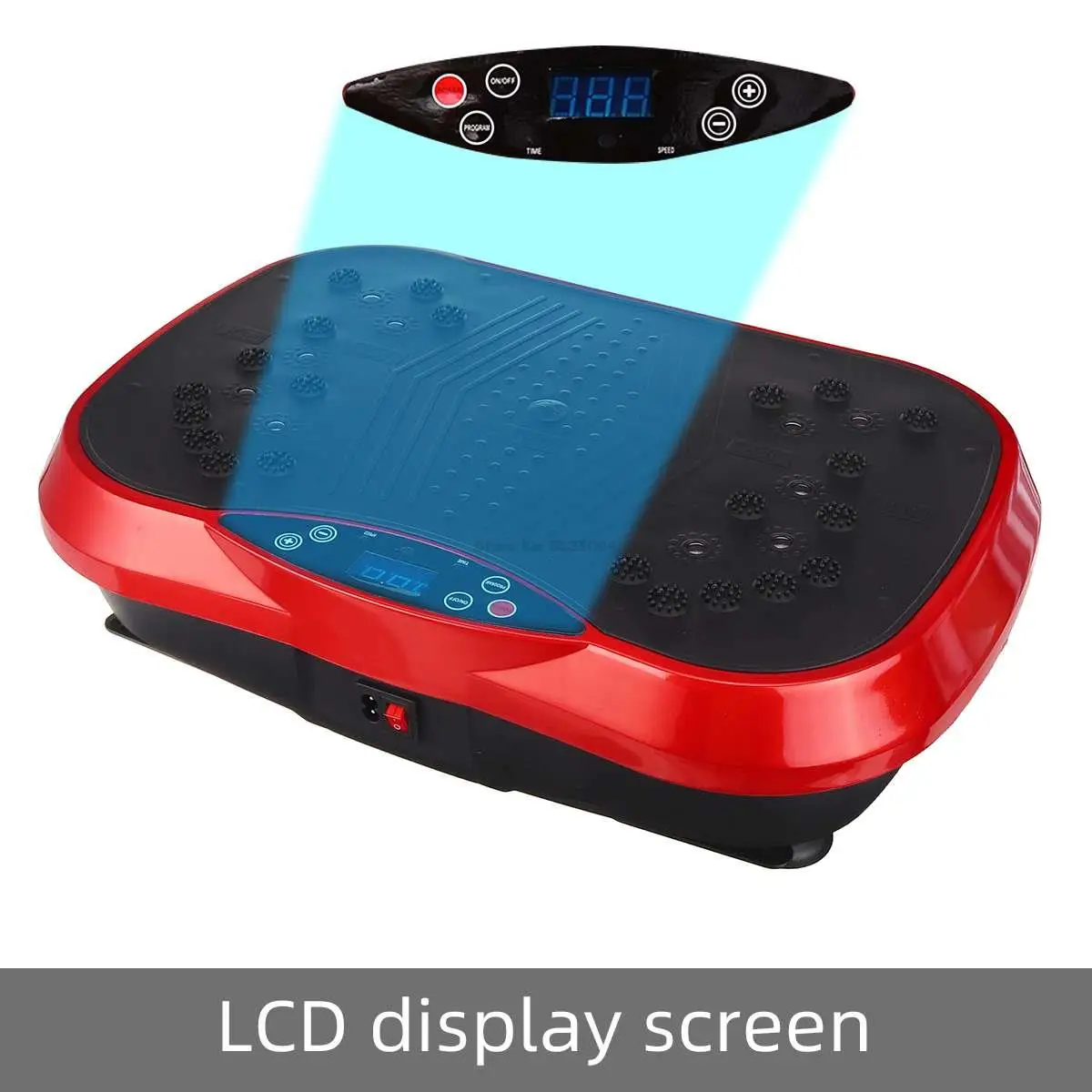 220V 500W Exercise Fitness Slim Vibration Machine Body Trainer Plate Platformody Shaper Exercise Resistance Fitness Equipment