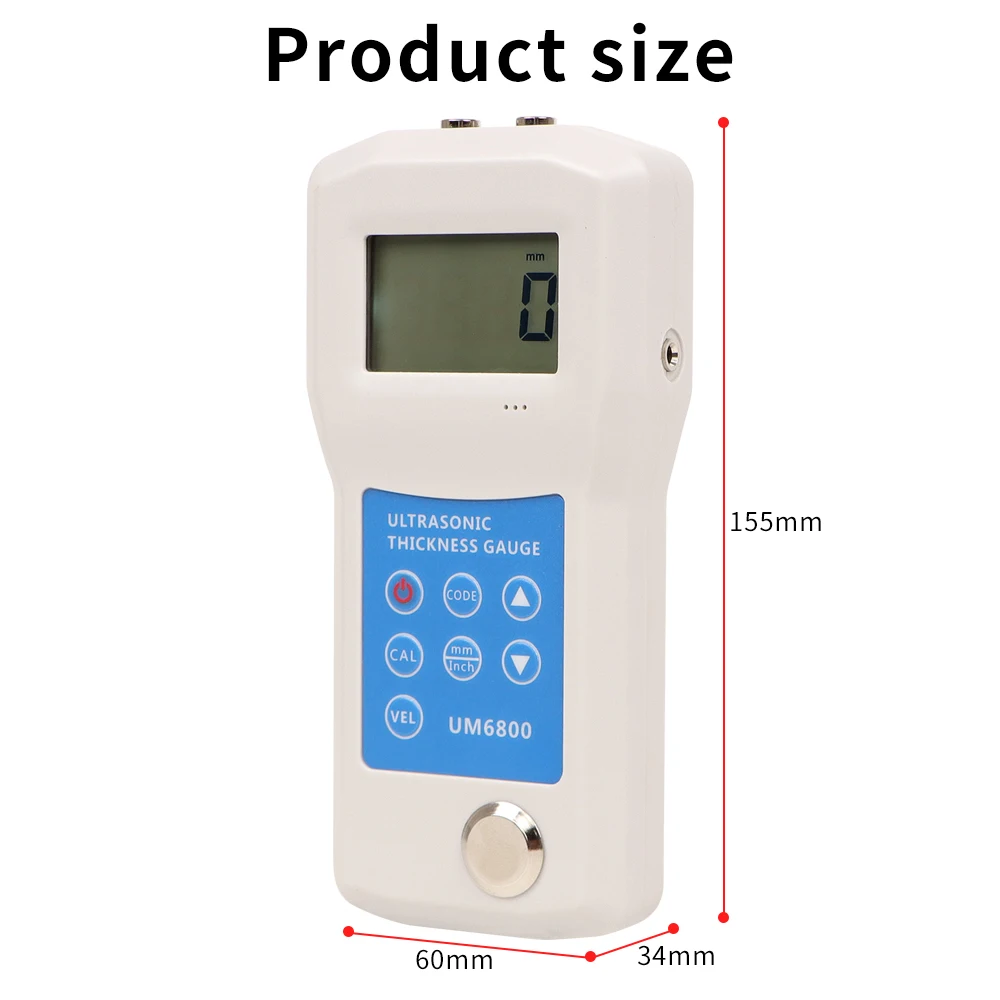 Ultrasonic Thickness Gauge 1.0-280MM Metal Tester