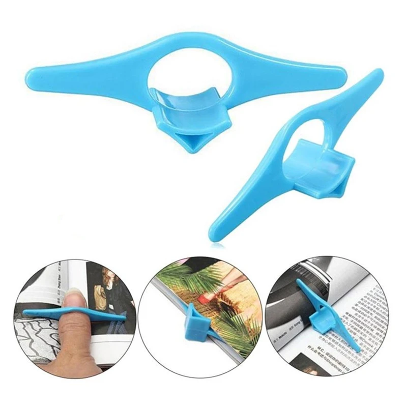 Multifunction Plastic Thumb Book Page Holder Convenient Book Marker ABS