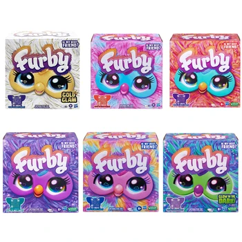 Giocattoli di peluche originali Furby Purple Coral Interactive Galaxy Edition Kawaii Fashion Peluche ad attivazione vocale Giocattoli elettronici per animali domestici 1