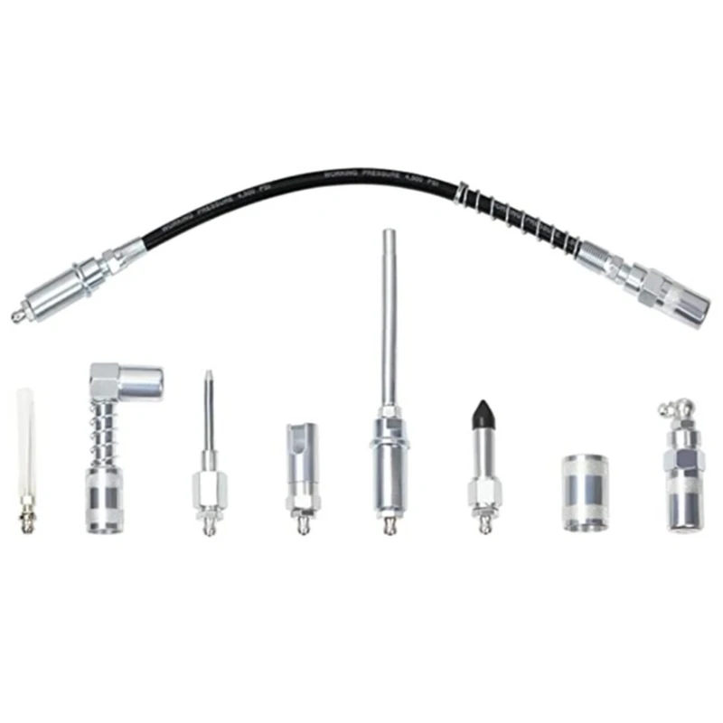 Grease Guns Adapter Nozzle 90 Degree Lubrication Tool for Hard to Reach Fittings