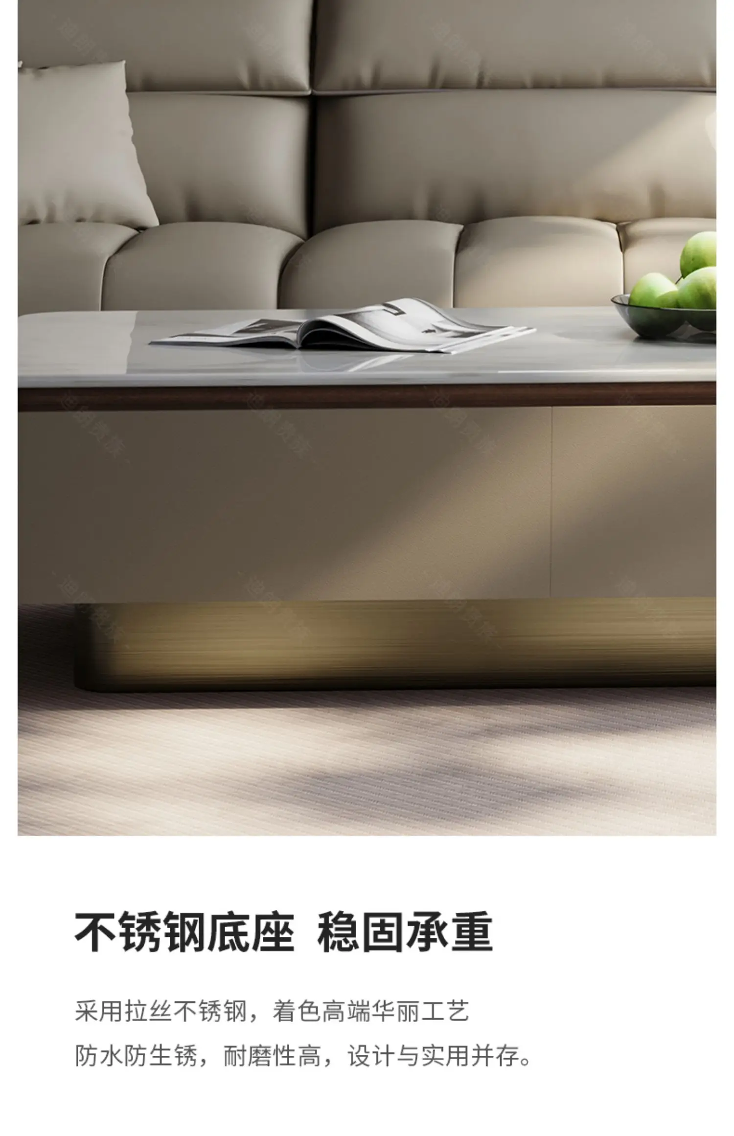Designer Aesthetic Coffee Table Standing Unique Italian Living Room Side Table Space Saving Modern Accessories Meubles Furniture
