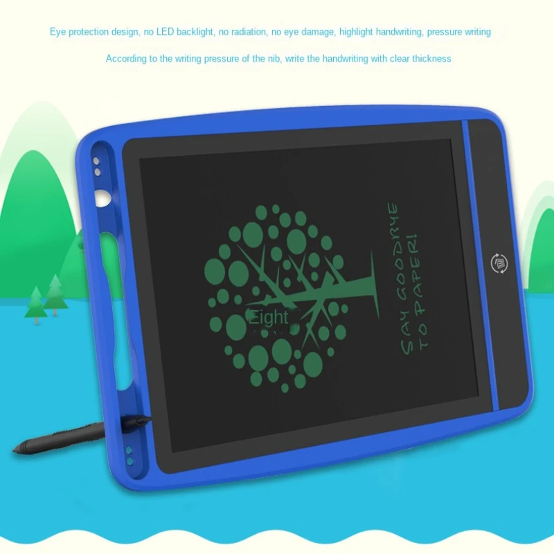 Tablero de dibujo electrónico para niños, tableta de dibujo gráfico con pantalla LCD, almohadilla de pintura de escritura a mano educativa, 8,5/10/12 pulgadas