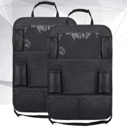 Car Seat Back Organizer with 9 Storage Pockets and Tablet Holder (2Pcs)