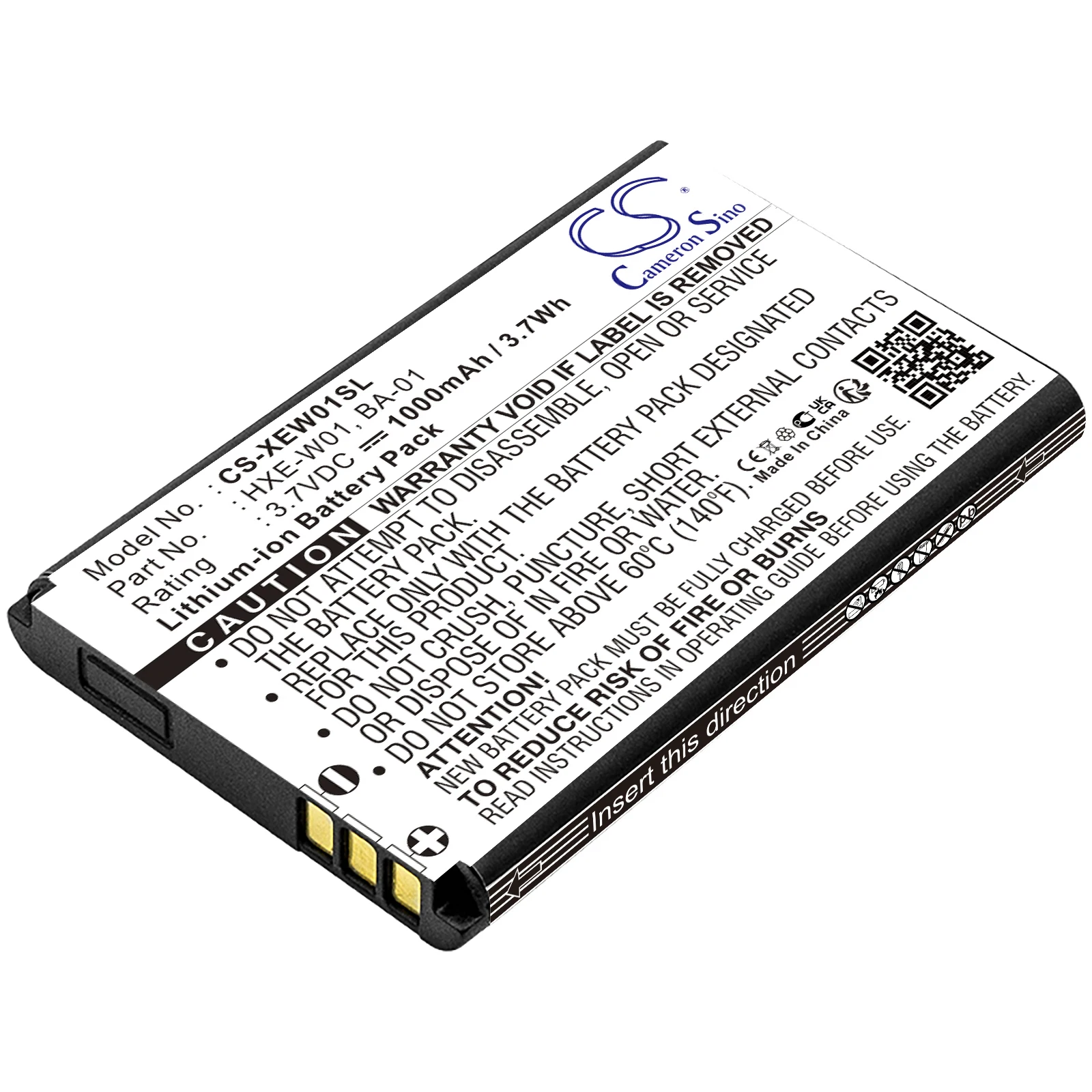 

CS HXE-W01 1000mAh Battery for Altina Bluetooth GPS Receiver HXE-R02(L) for Adaptec BT74R BT77 for Leadtek 9559x HEW-R02-1 BA-01