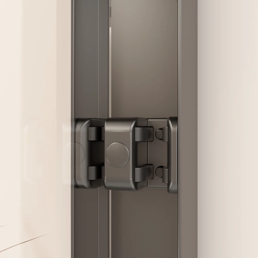 56 "-60" W *58 "H semi-frameless double sliding tub door, bypass tub shower, 1/4" (6mm) thick SGCC tempered glass door 6