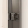 56 "-60" W *58 "H semi-frameless double sliding tub door, bypass tub shower, 1/4" (6mm) thick SGCC tempered glass door 6