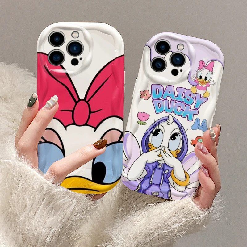 Disney Donald Duck Cute For Apple Iphone 15 14 13 12 11 Xs Xr X Pro Max Plus Wave Oil Back Phone Case