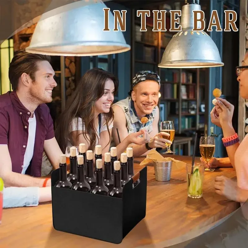 37X32X27CM12 Bottle Foldable Detachable Gift Wine Bags For Wine Bottles Liquid Carrier Protector For Wedding/Part/Camping/Picnic