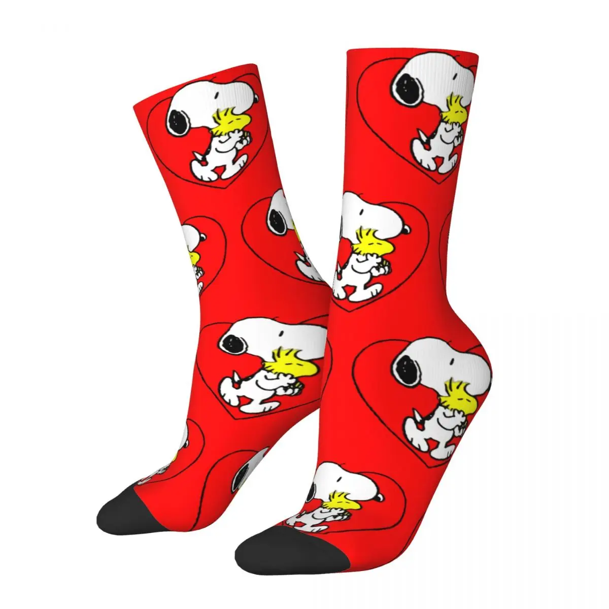 Calzini Adorabili Per Ragazze Kawaii Snoopy Cartoon Heart Accessori Super Soft Peanuts Comic Socks Suit For All Seasons