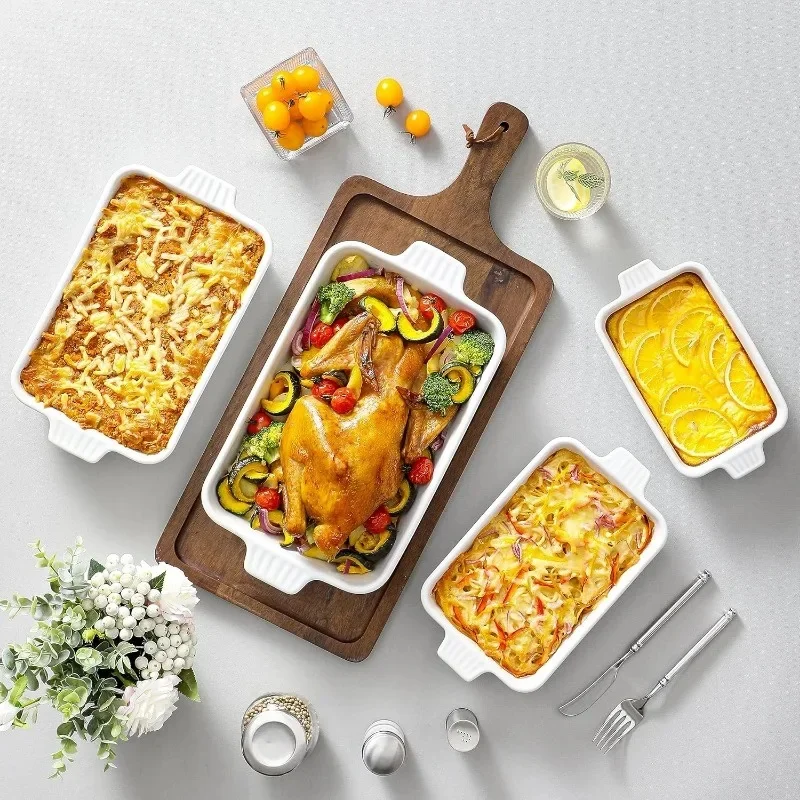 4-Piece Ceramic Baking Set 6