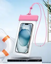 Universal Waterproof Phone Case and Protective Mobile Cover (Pink)