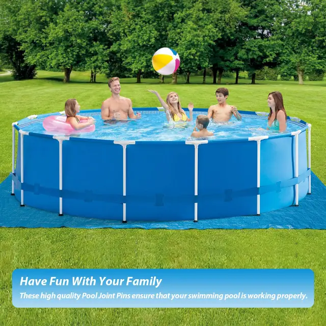 Műanyag Medence Ízületi Csapok És Tömítések Csere Alkatrészek Az Intex 13Ft-24Ft Kerekhez A 28270-28272 Sorozatú Fém Keretkészlethez - Image 6