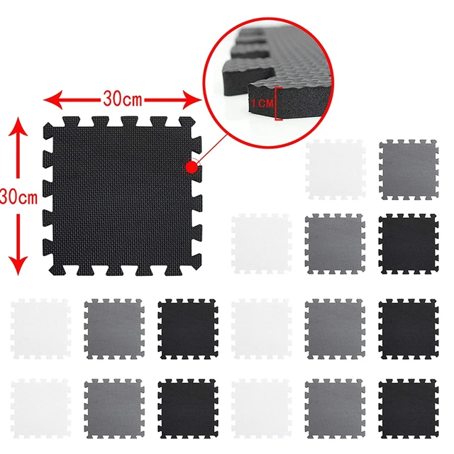 30cm Baby Foam Crawling Mat Children EVA Educational Toys Kids Soft Floor Game Mat Chain Fitness Brick Gym Game Carpet 6