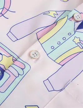 KYKU 80s Costume 90s Clothes Hawaiian Shirt for Men Button Down Shirts Short Sleeve Retro Disco Outfits 5