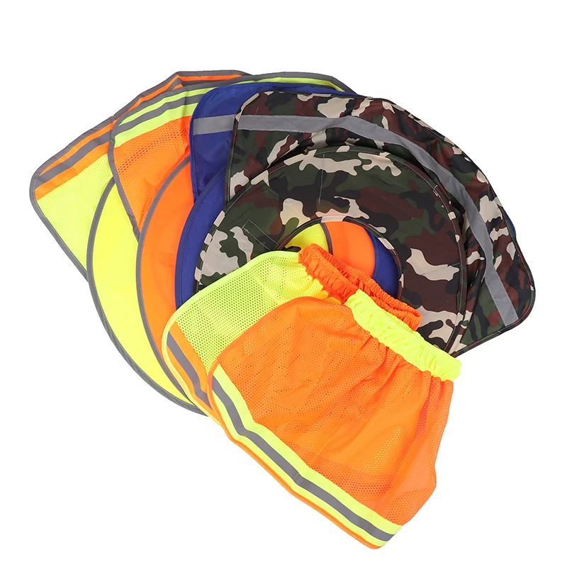 Summer Sun Shade Safety Hard Hat Neck Shield Helmets Reflective Hat Brim Cap Cover for Construction Workers
