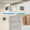 Retractable Clothesline Indoor Retracting Clothes Drying Laundry Line Wall Mounted Non-Sagging Outdoor Clothes Hanger Line 4