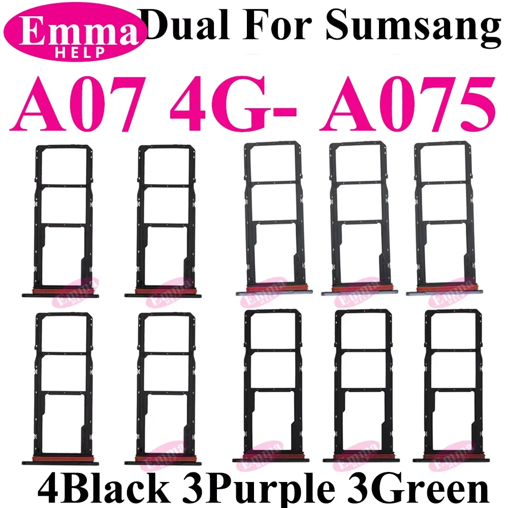10-Pack Dual SIM and SD Card Holder Slots