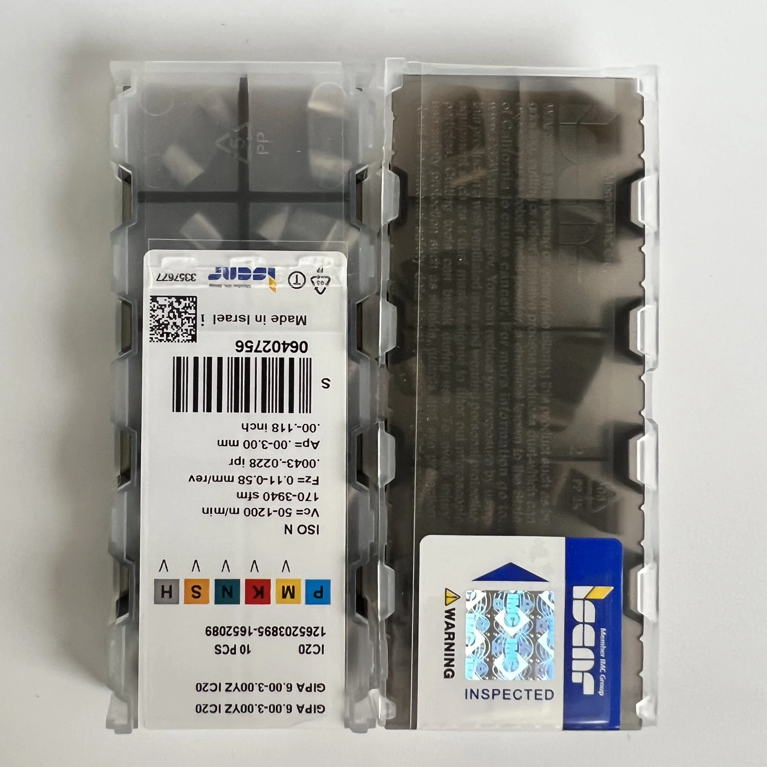 

GIPA6.00-3.00YZ IC20 Carbide CNC blade