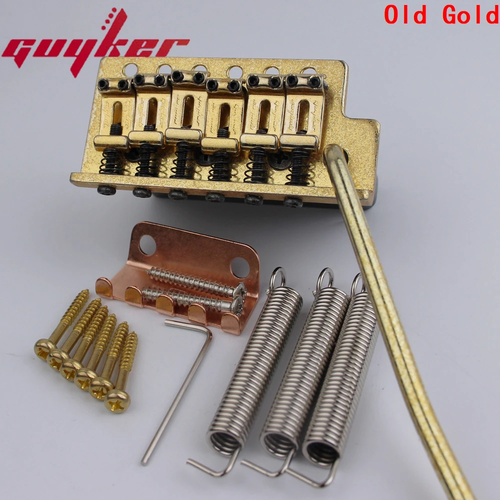 GUYKER Tremolo Bridge Vintage Bent Steel Saddles For ST Electric Guitar Available In Six Colors