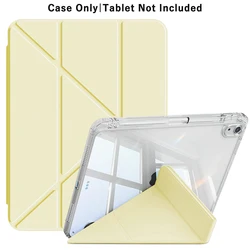 Enhanced Product Title: Premium Multi - Fold Clear Protective Tablet Cover - iPad Mini 6 7 8.3 (YZ - YKL Lemon Yellow)