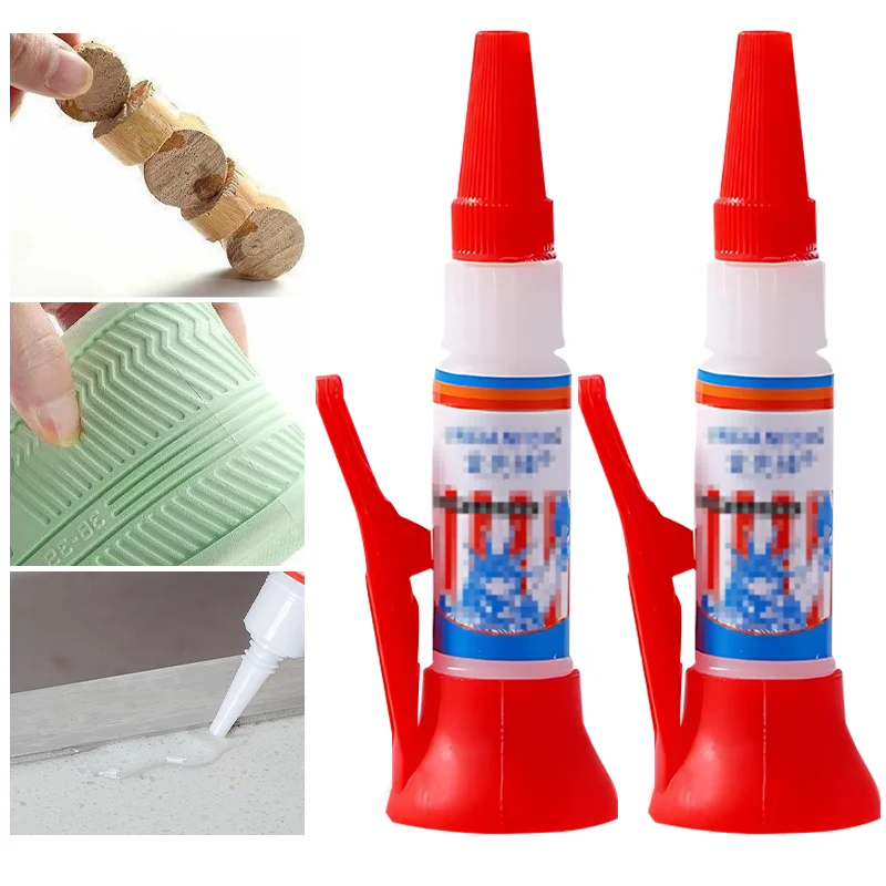 1/2/3 pezzi Colla super potente Colla ad asciugatura rapida Colla per riparazione saldatura Versatile per ceramica Vetro Gomma Plastica Legno Pelle