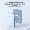 Portable Power Bank Magnetic Qi Wireless Charger for Magsafe 22.5W Super Fast Charging External Battery Powerbank for iPhone 1